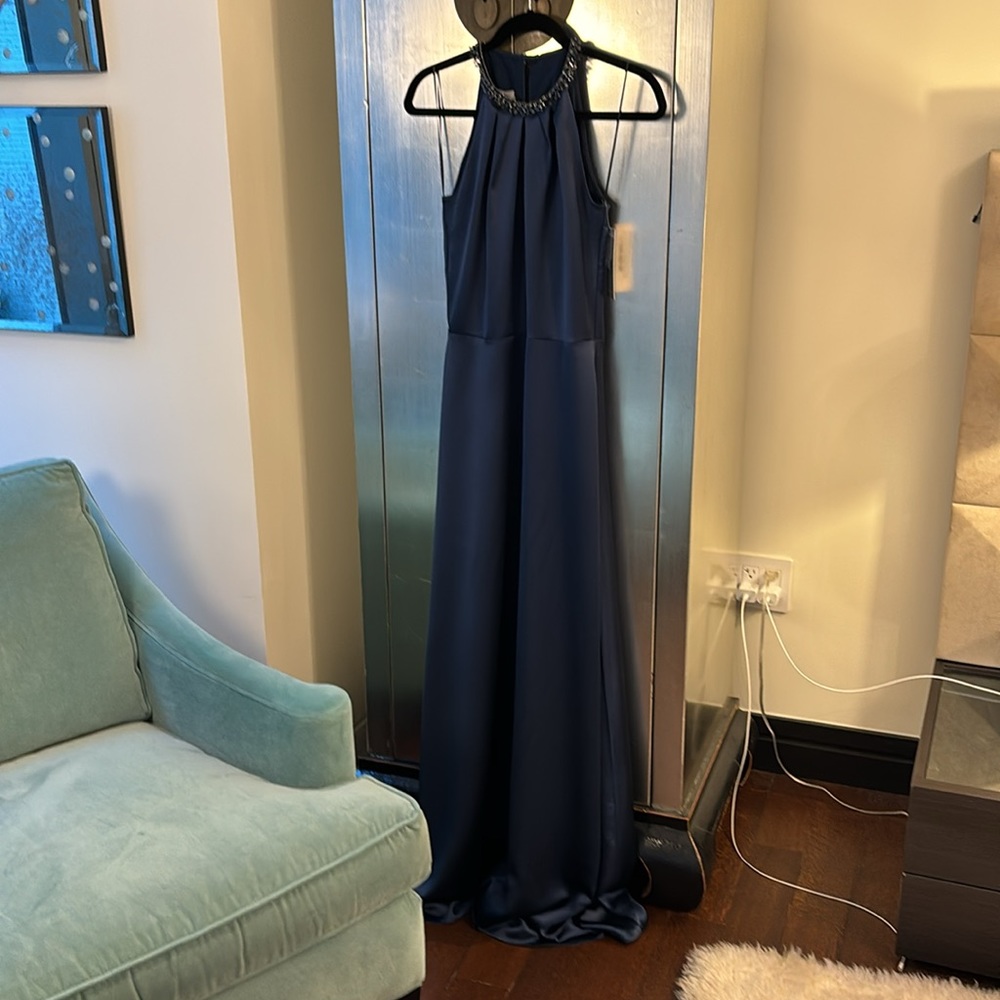 NWT Rickie Freeman for Teri Jon Satin Gown - Picture 4 of 10